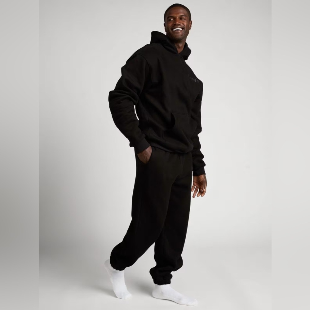 NWT $120 Comfrt Minimalist Hoodie Obsidian/Black - Picture 5 of 10